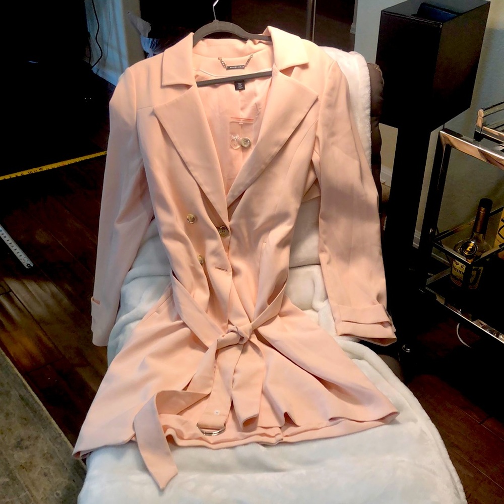 $$$ Pink trench coat